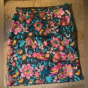 Baraschi Floral Embroidered Skirt Size 6